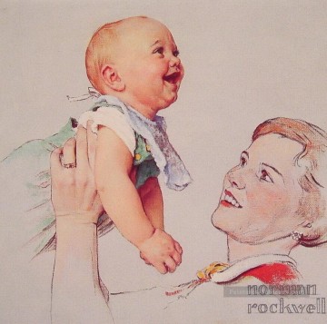 Norman Rockwell Painting - delicia 1956 Norman Rockwell